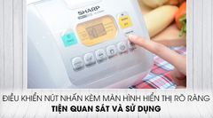 Nồi cơm điện tử Sharp 1.8 lít KS-COM18V ảnh 7