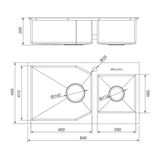 Chậu rửa chén Inox Malloca MS 610A
