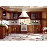 Tủ Bếp Xanh gỗ Giáng Hương số 13