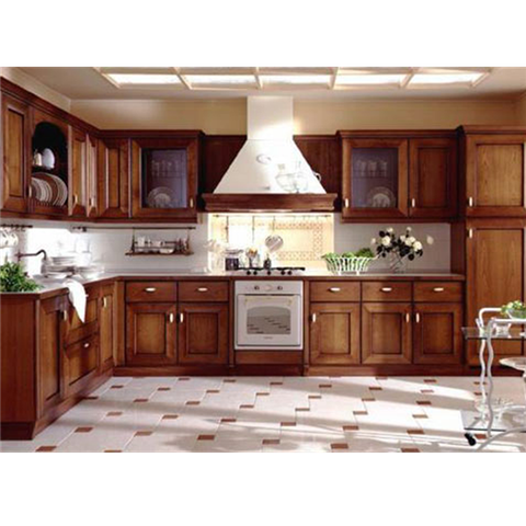 Tủ Bếp Xanh gỗ Giáng Hương số 13