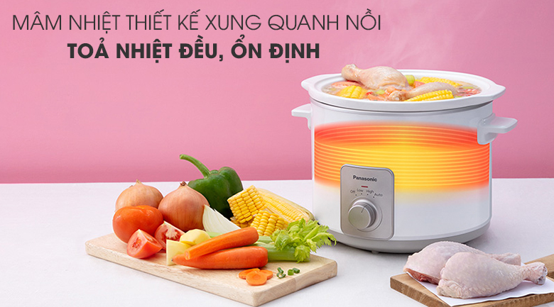 Nồi nấu chậm Panasonic 5 lít NF-N50ASRA – ảnh 5