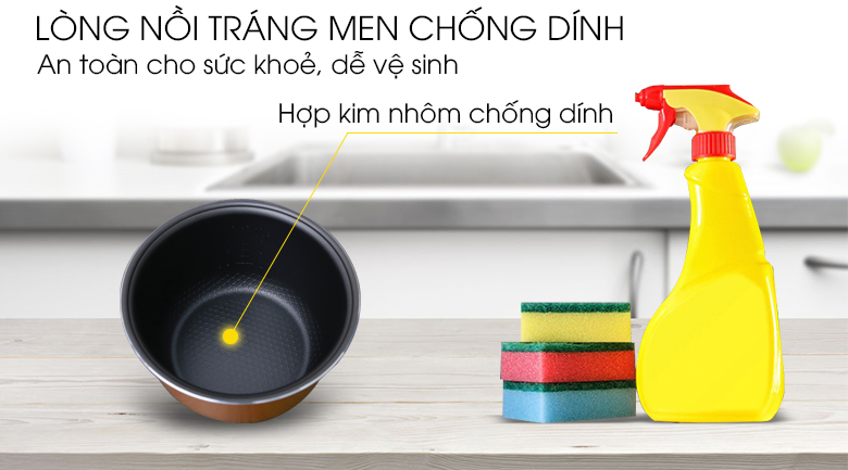 Nồi cơm điện Kangaroo 1.2 lít KG822 đỏ – ảnh 5
