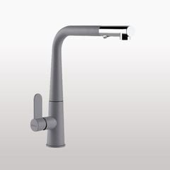 Vòi rửa chén Hafele HT20-GH1P259 / Màu xám / Đồng mạ màu đá, Mã số 570.82.400