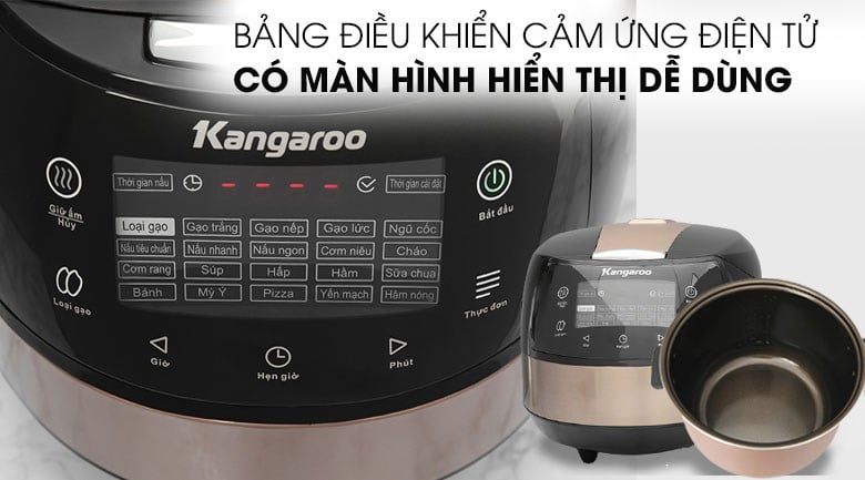 Nồi cơm điện tử Kangaroo 1.8 lít KG18DR8 – ảnh 8