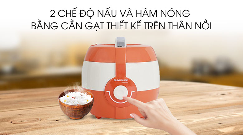 Nồi cơm điện Sunhouse MAMA 1 lít SHD 8220 – ảnh 5