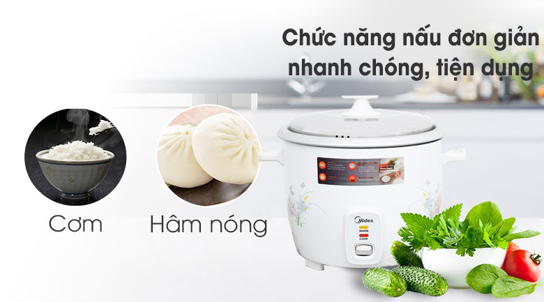 Nồi cơm điện Midea 2.2 lít MR-GM22SA – ảnh 4