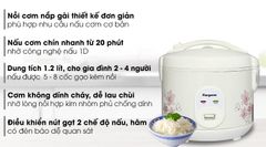 Nồi cơm điện nắp gài Kangaroo 1.2 lít KG12RC1 ảnh 2