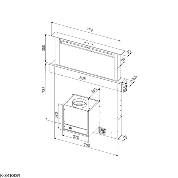 Máy Hút Mùi Âm Bàn Malloca K-3410DR - Máy hút mùi âm bàn Malloca K-3410DR hoạt động thế nào?