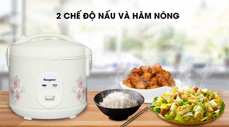 Nồi cơm điện nắp gài Kangaroo 1.2 lít KG12RC1 – ảnh 5