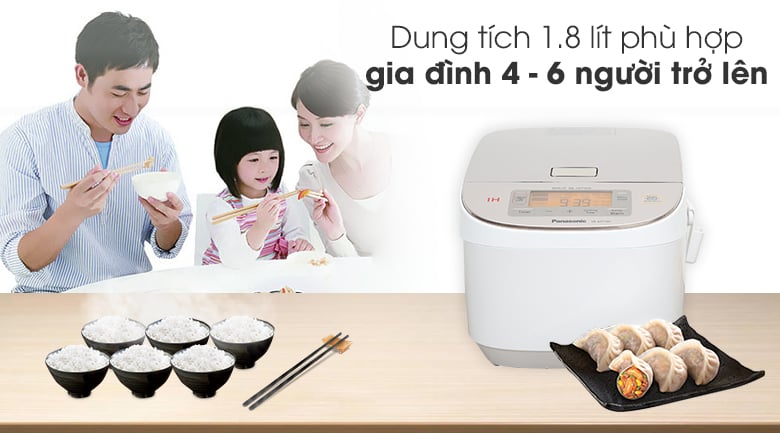 Nồi cơm điện cao tần Panasonic 1.8 lít SR-AFY181WRA – ảnh 4