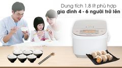 Nồi cơm điện cao tần Panasonic 1.8 lít SR-AFY181WRA ảnh 4