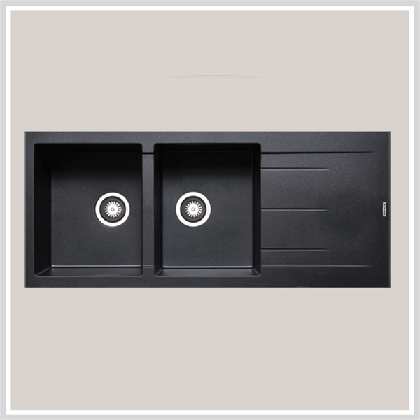 Chậu đá Hafele HS-G11650 / Màu đen, Mã số: 565.83.341 Chậu đá Hafele HS-G11650 / Màu đen, Mã số: 565.83.341