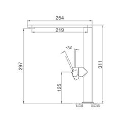 Vòi rửa chén nóng lạnh Malloca K061-S / Inox 304 ảnh 3