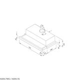 Máy Hút Mùi Âm Tủ 70cm Malloca H205.7-G