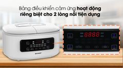 Nồi cơm 2 ngăn đa năng Sharp 1.8 lít KN-TC50VN-WH ảnh 10