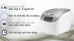 Nồi cơm điện tử Panasonic 1.8 lít SR-CX188SRA ảnh 2