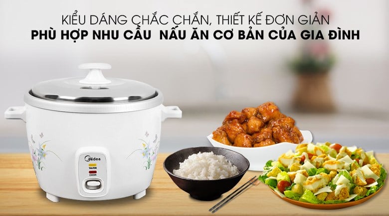 Nồi cơm điện Midea 1.8 lít MR-GM18SA – ảnh 3