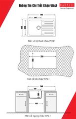 Chậu Rửa Chén Carysil WAL1 ảnh 3
