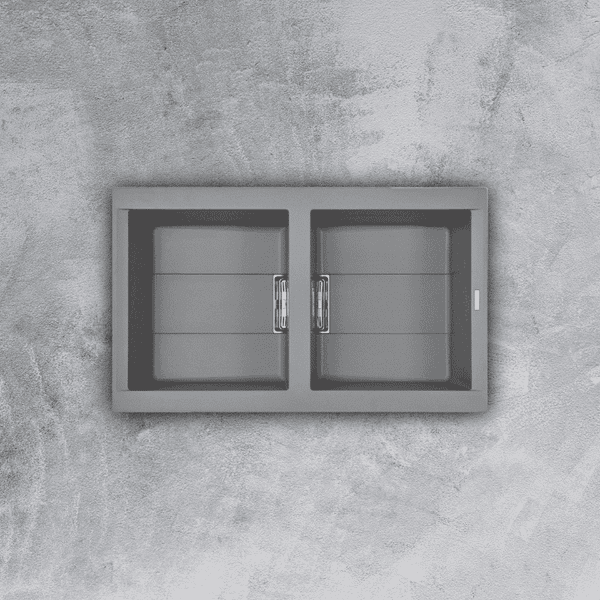 Chậu đá Malloca SMART K450 / Màu xám / Phủ nano kháng khuẩn