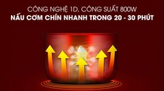 Nồi cơm nắp gài Kangaroo KG18R2 1.8 lít ảnh 6