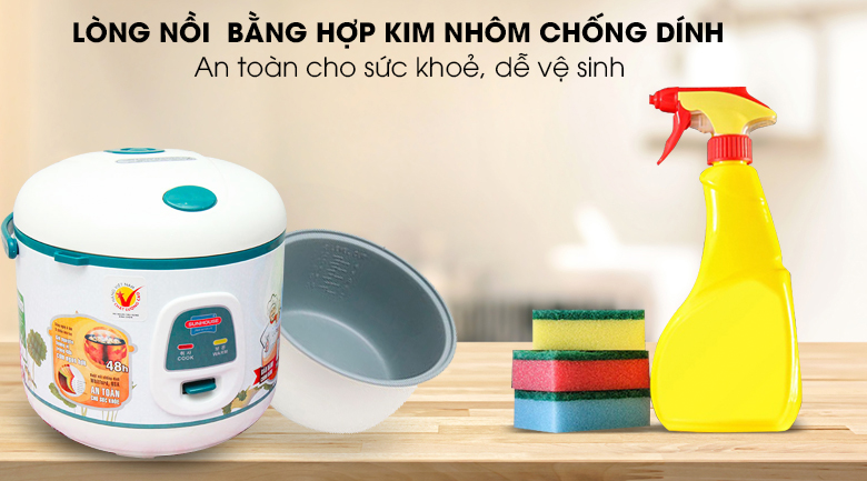 Nồi cơm điện Sunhouse 1.2 lít SHD 8218 – ảnh 6