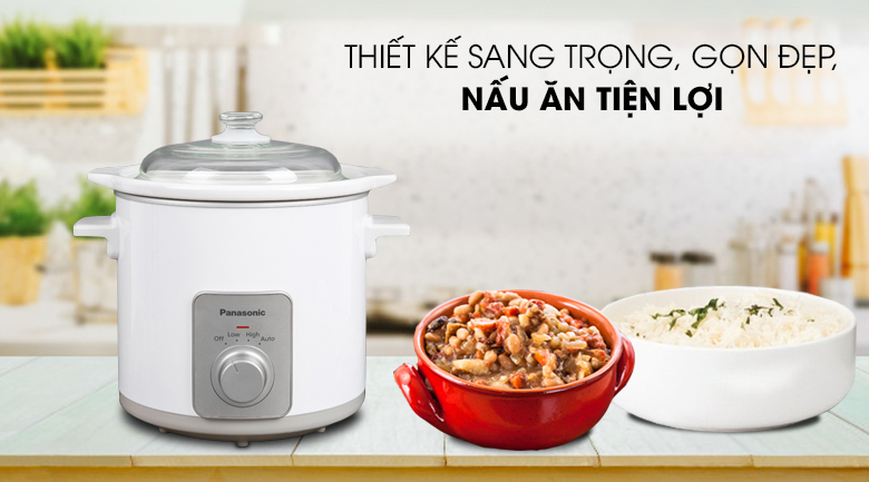 Nồi nấu chậm Panasonic 3 lít NF-N30ASRA – ảnh 3