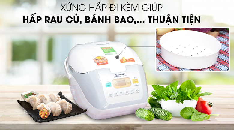 Nồi cơm điện tử Sharp 1.8 lít KS-COM18V – ảnh 8