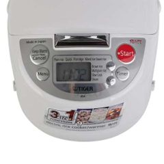NỒI CƠM ĐIỆN TỬ TIGER JBA-A10W 1.0L ảnh 3