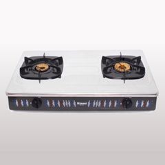 Bếp gas dương Rinnai RV-377(S)N 702mm 2 lò nấu, mặt thép không gỉ ảnh 2