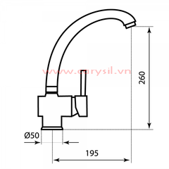 Vòi Rửa Chén Carysil G-2411 ảnh 4