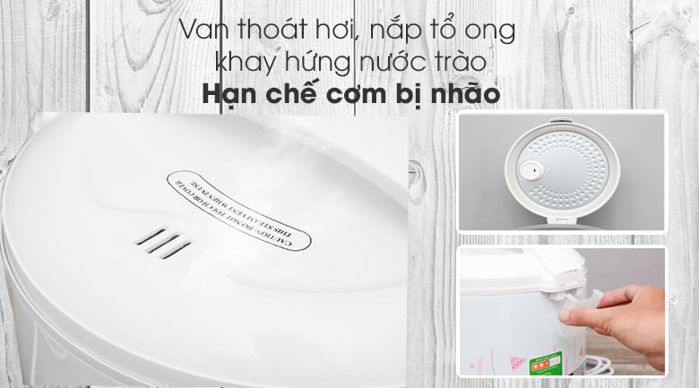 Nồi cơm nắp gài Midea 1.5 lít MR-CM1533 – ảnh 8