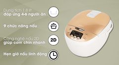 Nồi cơm điện tử Sharp KS-COM181CV-GL ảnh 2
