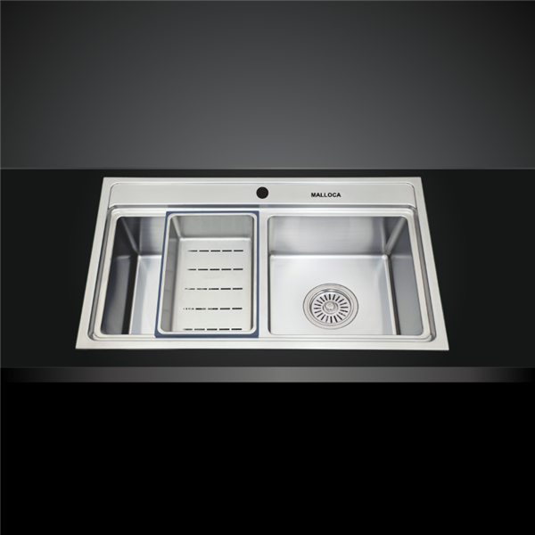Chậu rửa chén Inox Malloca MS 8812 - Thiết kế hai ngăn của chậu rửa chén Malloca MS 8812 Chậu rửa chén Inox Malloca MS 8812 - Thiết kế hai ngăn của chậu rửa chén Malloca MS 8812