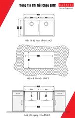 Chậu Rửa Chén Carysil LMC1 ảnh 4