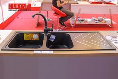 Chậu Rửa Bằng Đá Nhân Tạo Carysil BEC2 ảnh 6