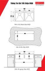 Chậu Rửa Chén Inox 304 Carysil IC-MQ9 ảnh 4