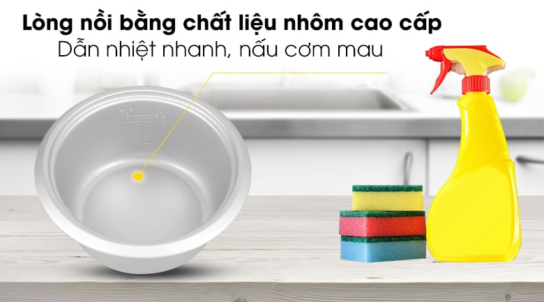 Nồi cơm điện nắp rời Sharp 2.8 lít KSH-D28SV-CR – ảnh 5
