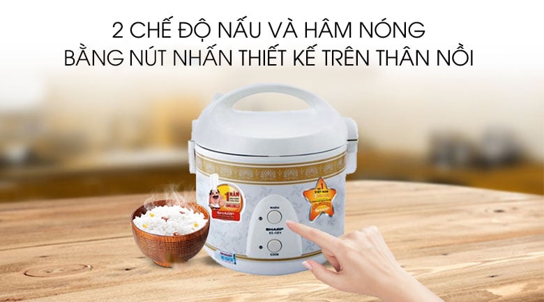 Nồi cơm điện Sharp 1 lít KS-11EV – ảnh 5