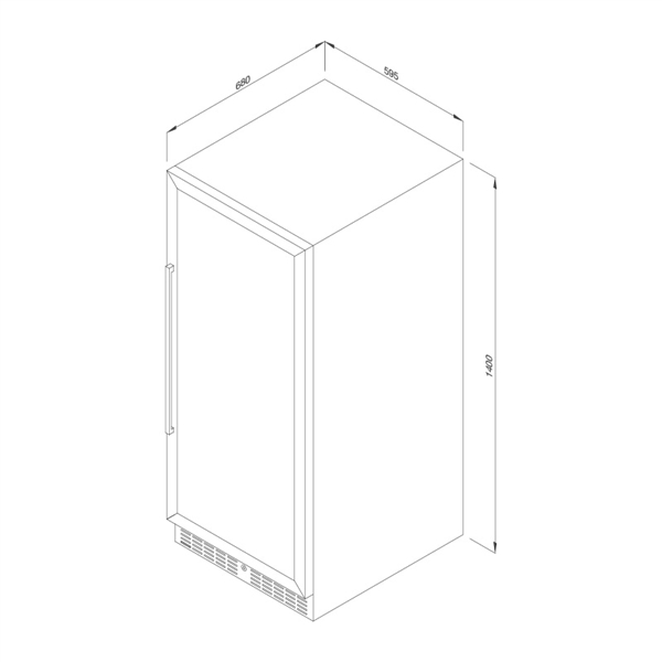 Tủ bảo quản rượu độc lập Malloca MWC-120DC – ảnh 2