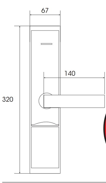 Khóa khách sạn Demax SL607 – ảnh 2