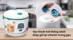 Nồi cơm điện Sunhouse 1.2 lít SHD 8218 ảnh 7