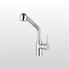  Vòi rửa chén nóng lạnh Malloca K119N9 / Đồng thau mạ chrome, có dây rút 