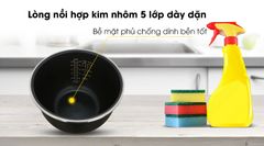 Nồi cơm điện cao tần Midea 1.8 lít MB-HS5007 ảnh 5