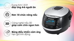 Nồi cơm điện tử 1.8 lít Kangaroo KG595 ảnh 2