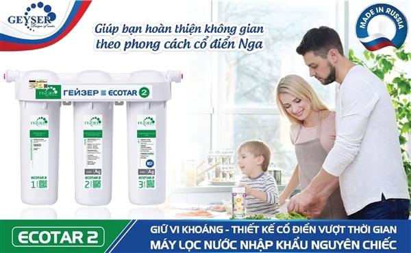 Máy Lọc Nước Dưới Chậu Rửa Nano Geyser Ecotar 2 / Nhập Khẩu 100 % Liên Bang Nga – ảnh 5