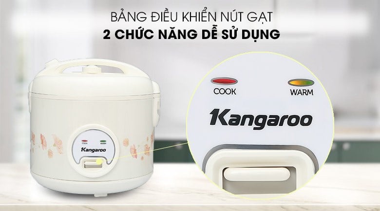 Nồi cơm điện nắp gài Kangaroo 1.8 lít KG18RC3 – ảnh 8