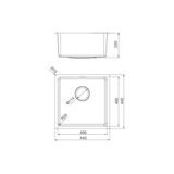 Chậu rửa chén Inox Malloca MS 6044