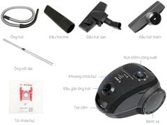 Máy hút bụi Bosch BGN21800 Có Dây Công Suất 1800W
