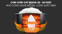 Nồi cơm nắp gài Kangaroo KG572 2.2 lít ảnh 6