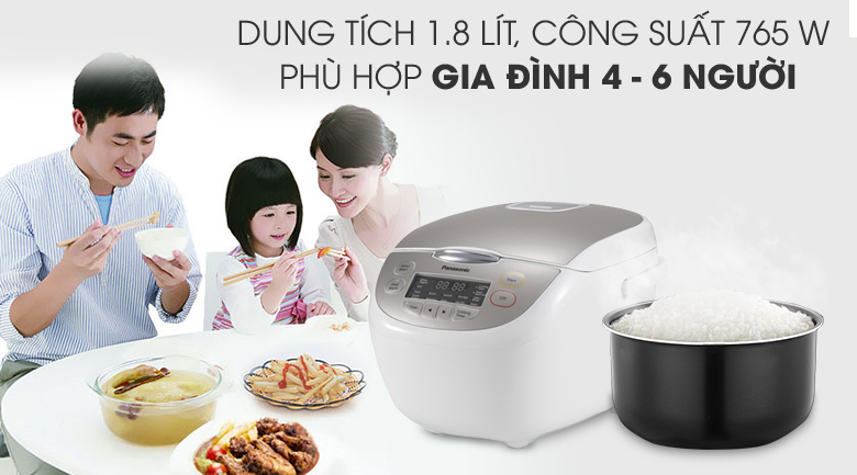 Nồi cơm điện tử Panasonic 1.8 lít SR-CP188NRA – ảnh 4